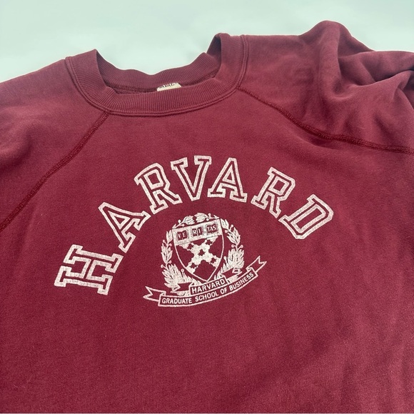 Vintage 80s Harvard Business Champion Super Soft Sweatshirt Size Large USA MADE - Picture 2 of 4